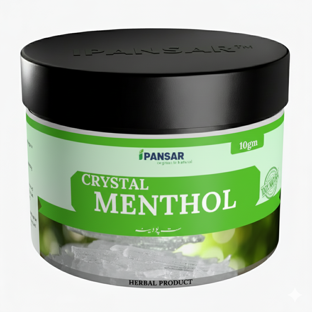 organic-menthol-crystal-powder-muscle-pain-relief-cooling-balms Sat Podina Powder Pure Menthol Crystals Bottle